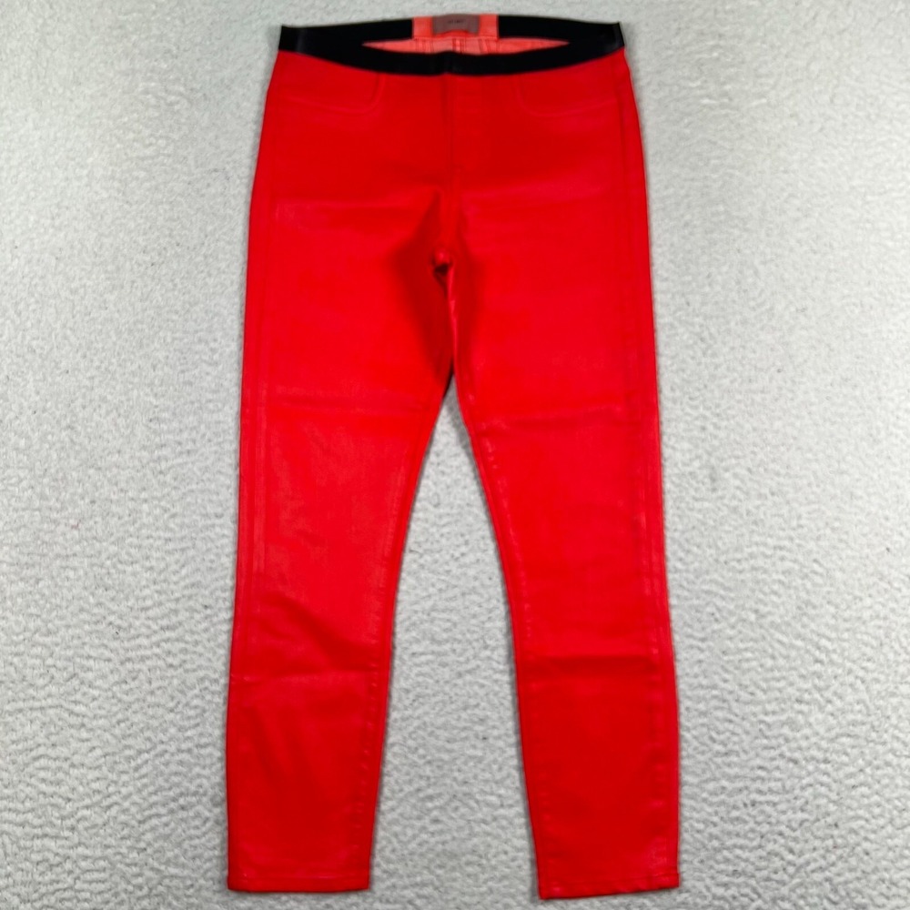 Helmut Leggings Jeans Womens 27 Skinny Pull On Mid Rise Stretch Denim Red USA